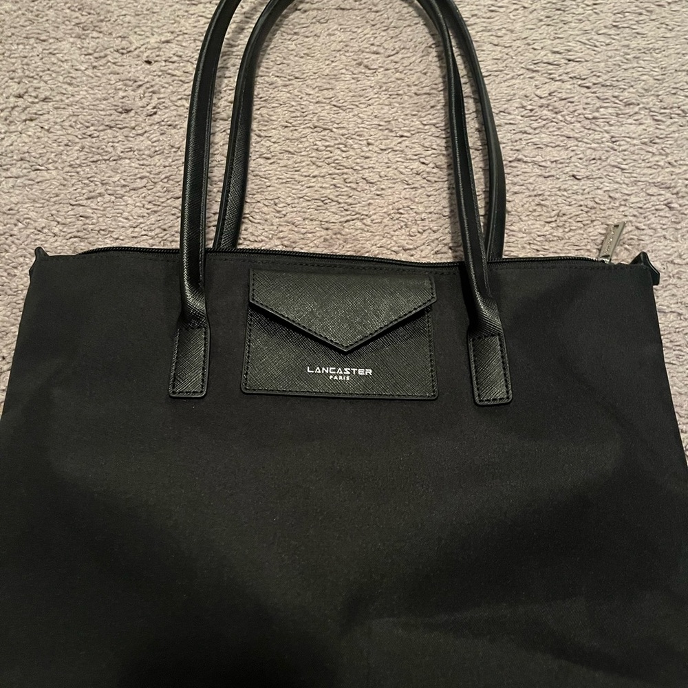 Lancaster Black Tote Bag – Elegant Everyday Carry